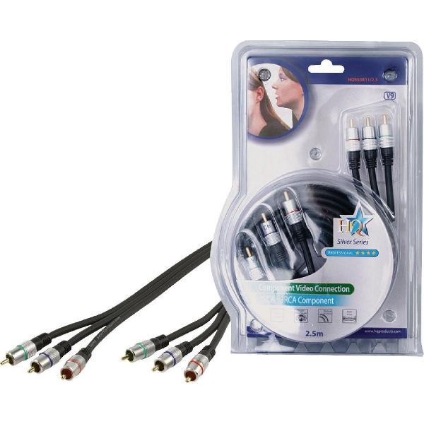 Hoge kwaliteit component videokabel 2.5m