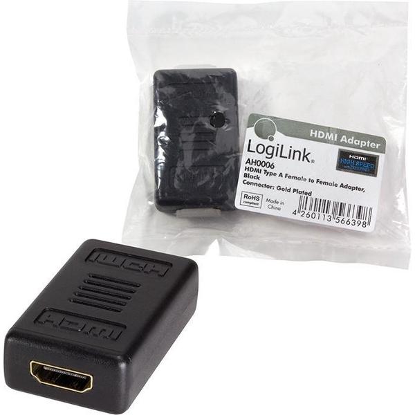 LOGILINK - monitorkabel - AH0006 - HDMI > HDMI - adapter