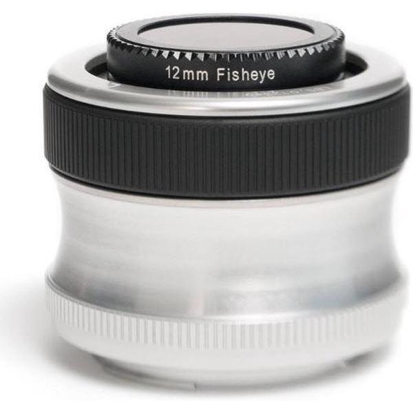 Lensbaby Scout lens + Fisheye Optik - geschikt voor Olympus 4/3 spiegelreflexcamera's