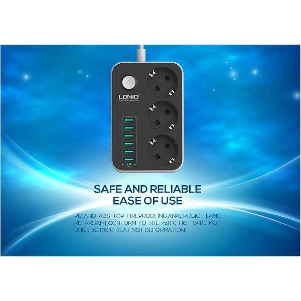 LDNIO Premium Stopcontact - Stekkerdoos - 3.4A