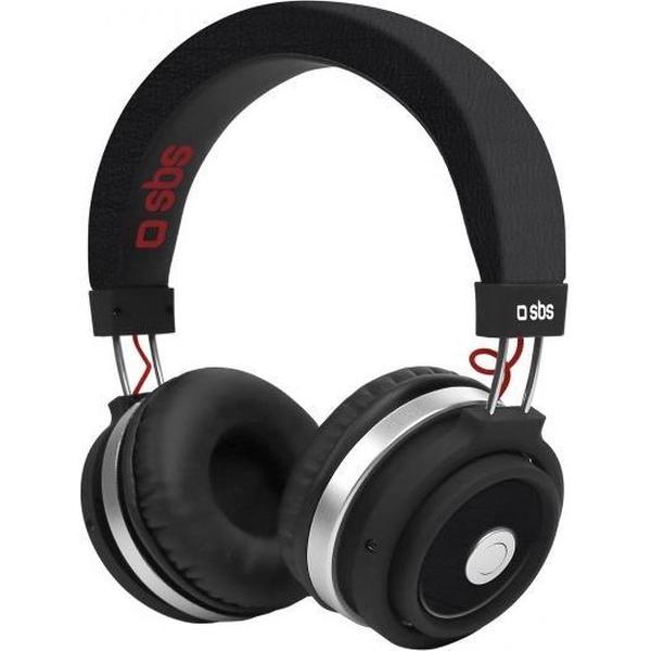 SBS TTHEADPHONEBTK hoofdtelefoon/headset Hoofdband Zwart