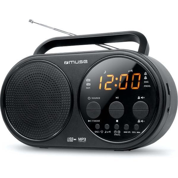 Muse M-088 R - Draagbare FM radio met USB
