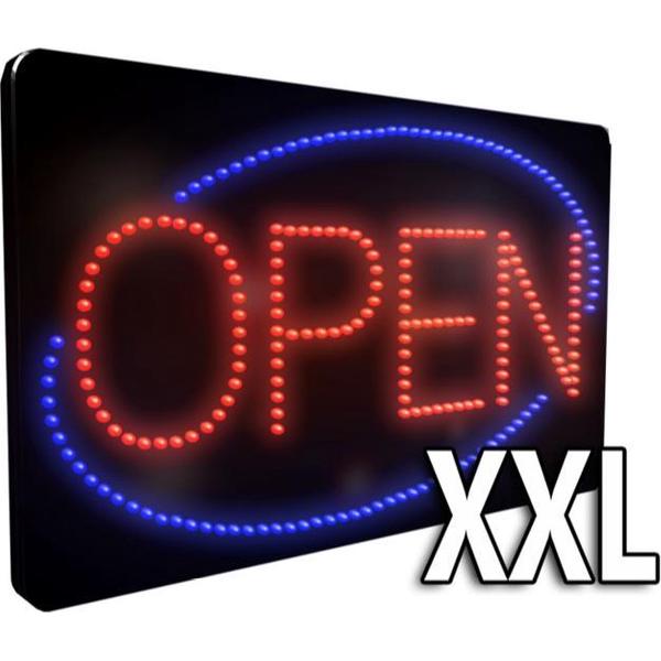 LED open bord XXL - Licht reclame bord