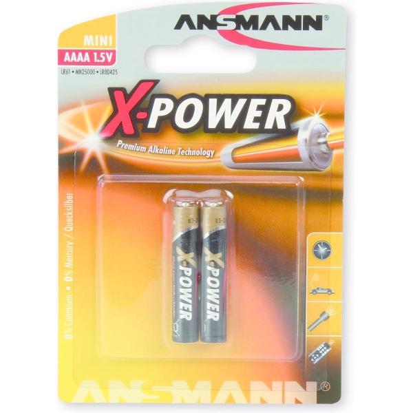 Ansmann X-Power AAAA, 1x 2 Single-use battery Alkaline 1,5 V