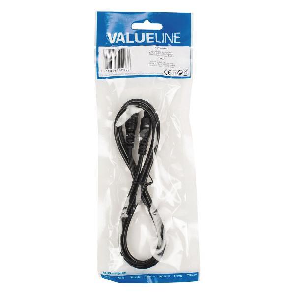 Valueline Toslink digitale audiokabel Toslink mannelijk - Toslink mannelijk 1,00 m zwart