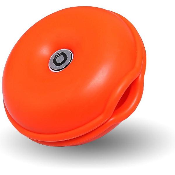 OEHLBACH Easy Case Siliconencase voor in-ear-hoofdtelefoonkabel diameter 4,5 cm oranje