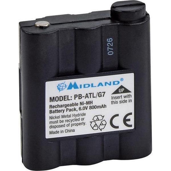 Midland PB-ATL/G7 Nikkel Metaal Hydride 800mAh 6V oplaadbare batterij/accu