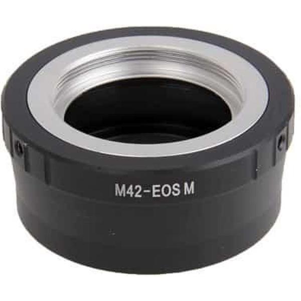 M42 Lens naar Canon EOS Lensbevestiging Stepping Ring (zwart)