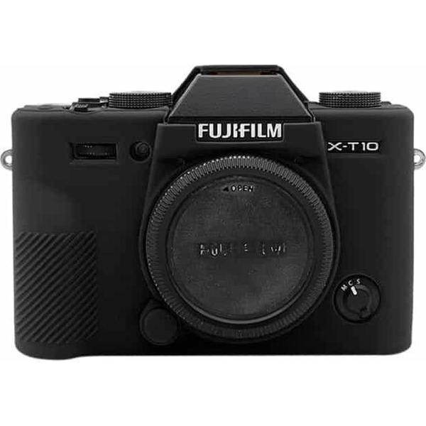 PULUZ zachte siliconen beschermhoes voor FUJIFILM XT10 (zwart)