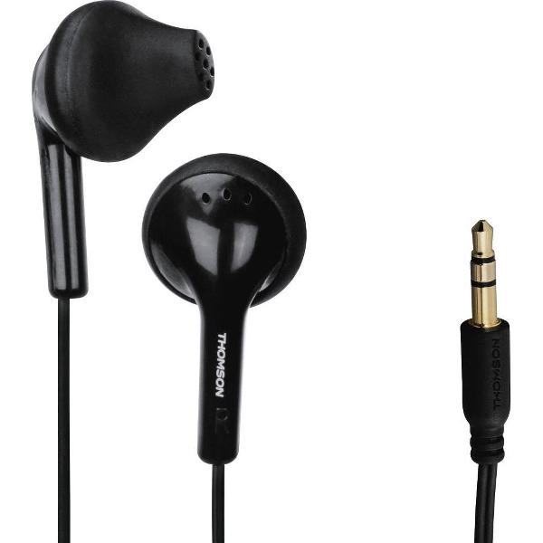 Thomson EAR1105BK koptelefoon, in-ear, ergonomische oorkussens, zwart