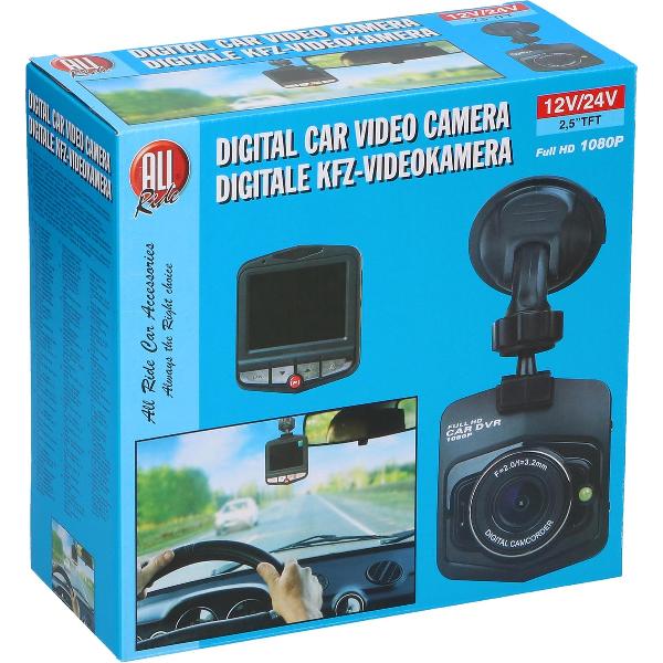All Ride dashcam - HD - met G-sensor - nachtvisie - parkeermonitoring