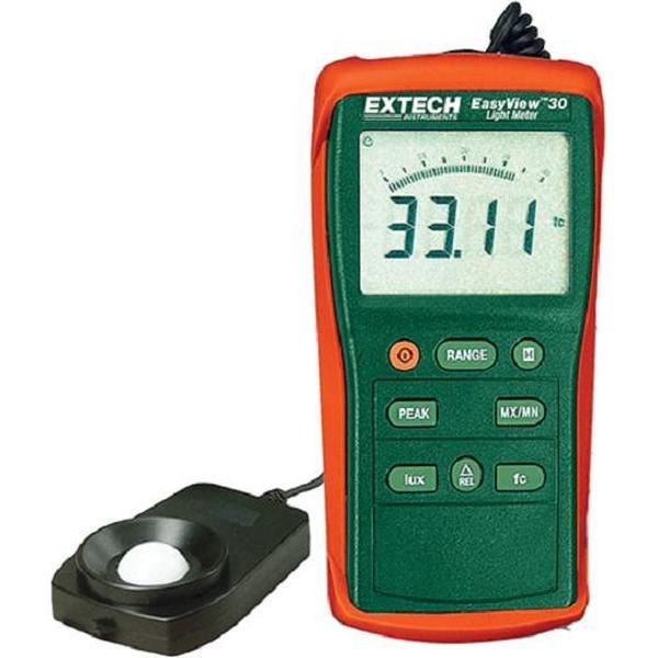 EXTECH EA30: EasyView™ breed scala lichtmeter