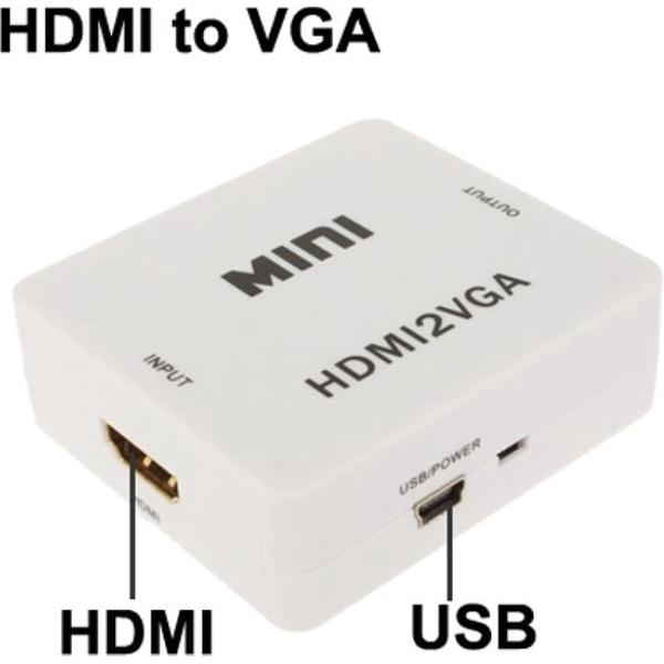 Garpex® HDMI naar VGA Audio Converter Wit
