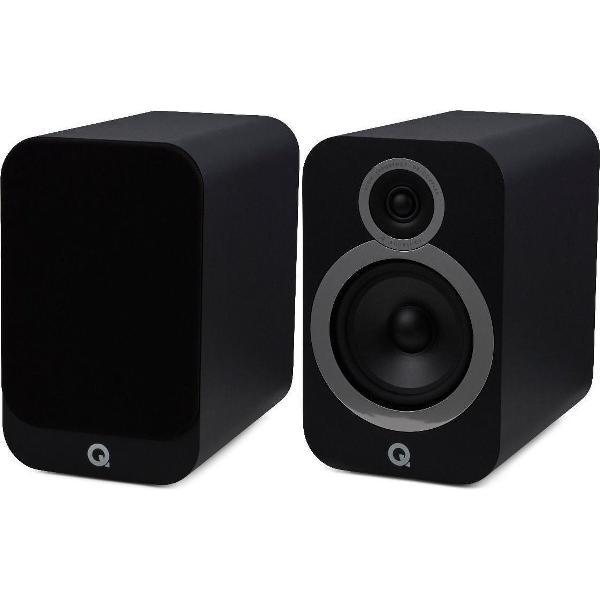 Q Acoustics 3030i Hifi Boekenplank Luidspreker - Mat Zwart (per paar)