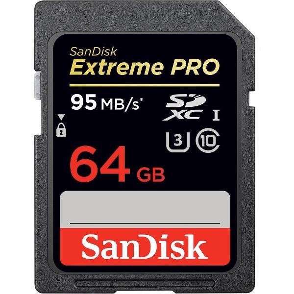 SanDisk Extreme Pro - SD Kaart - 64 GB