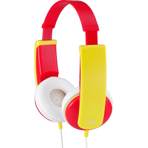 JVC HA-KD5 - On-ear kinder koptelefoon - Rood/Geel