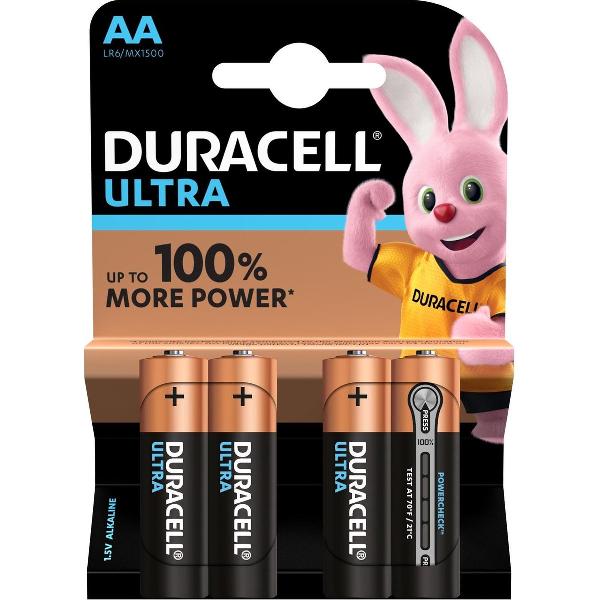 Duracell Ultra Power AA Batterijen - Alkaline - 4 stuks