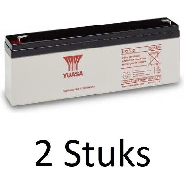2 Stuks Yuasa lead-acid Batterij NP2.3-12