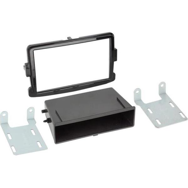 2-DIN paneel Dacia 2012- / Opel Vivaro (X82) 08/2014- / Renault Trafic E82-F82) 09/2014- Piano zwar