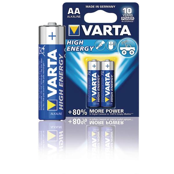 Varta Longlife Power AA Batterijen - 2 stuks