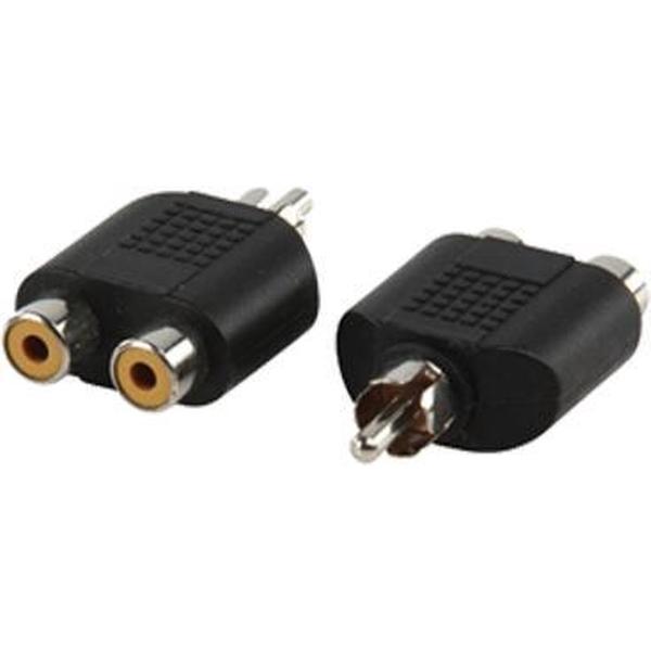 RCA Man Tulp adapter naar 2x RCA Tulp Vrouw Profile