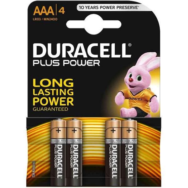 Duracell Plus AAA Alkaline Batterijen