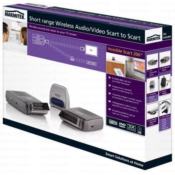 Marmitek A/V transmitters Wireless: Invisible Scart 200