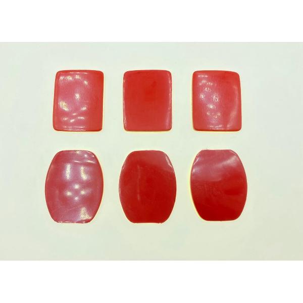 3 Flat & 3 Curved stickers voor GoPro / Actiecamera