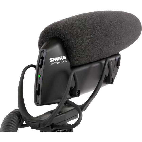 Shure VP83 microfoon Microfoon voor digitale camera Bedraad Zwart