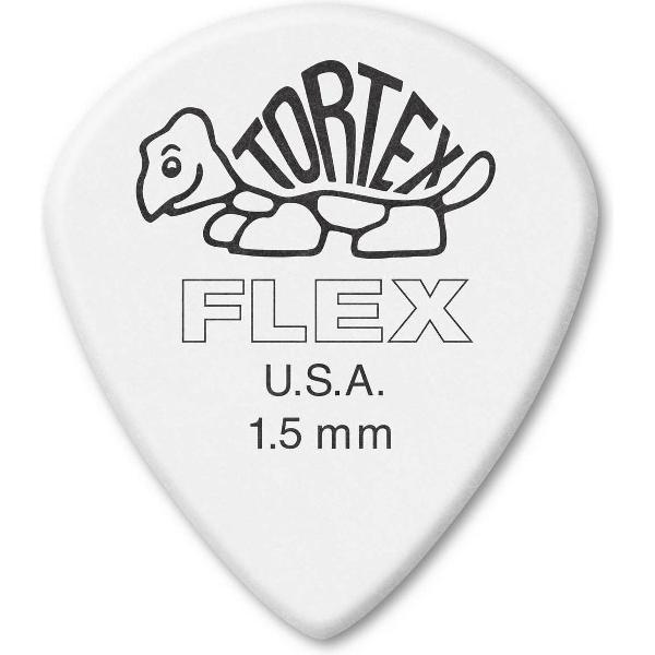 Dunlop Tortex Flex Jazz III 1.50mm Pick 6-Pack Jazz plectrum