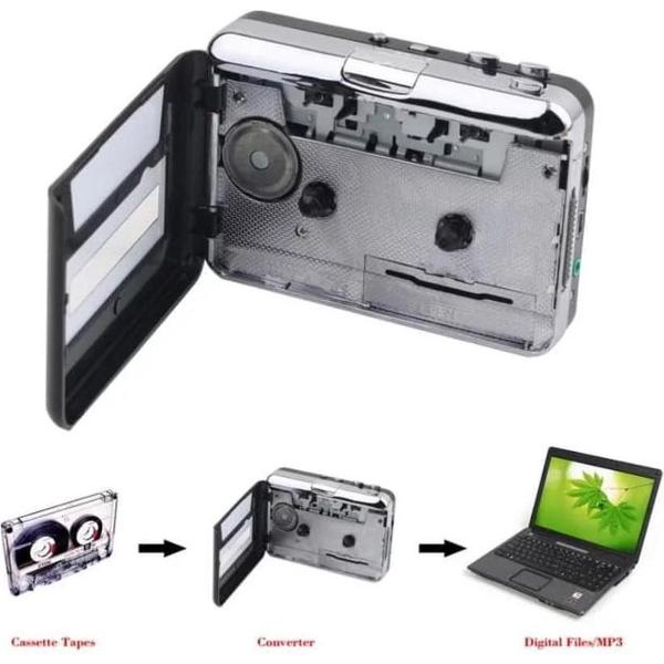 Cassette converter - Cassettebandjes digitaliseren naar MP3/CD/USB - Levay ®