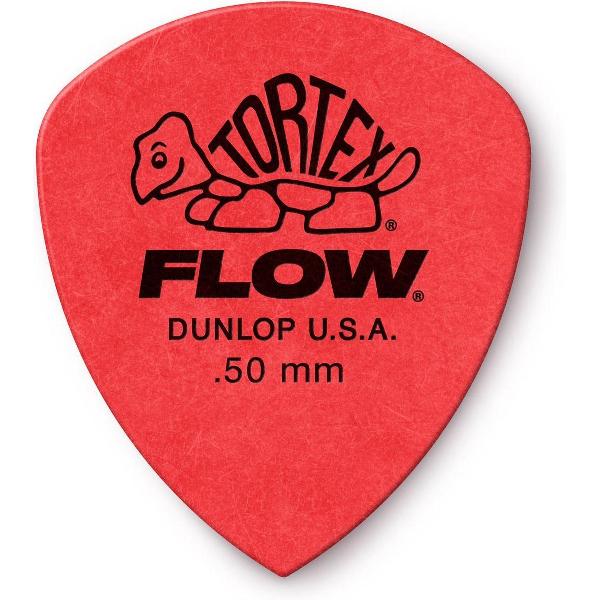 Dunlop Tortex Flow pick 6-Pack 0.50 mm plectrum