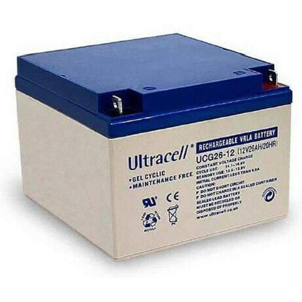 UltraCell UCG26-12 Deep Cycle 12V 26000mAh GEL accu