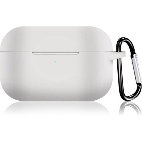 KELERINO. Siliconen Case voor Apple AirPods Pro - Met Haak - Wit