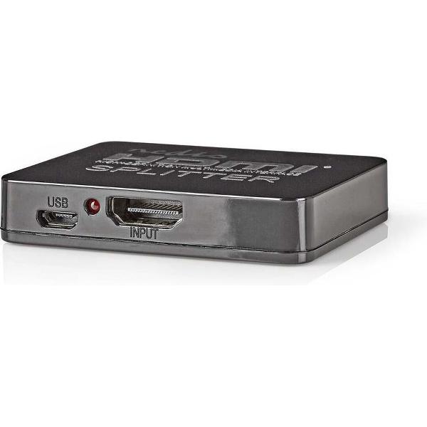 Nedis HDMI splitter 1 naar 2 - versie 1.4 (4K 30Hz)