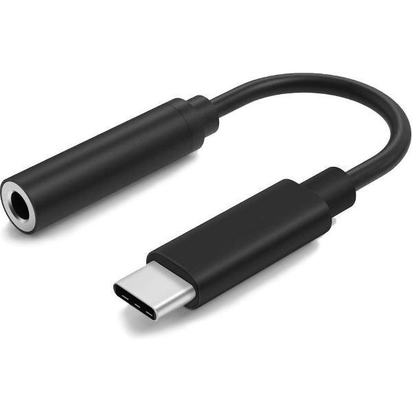 USB C naar Aux / Jack ( 3.5mm ) - Zwart / Wit - Audio kabel - Adapter - USB Type C naar Audio - USB C naar Aux ( auto radio )