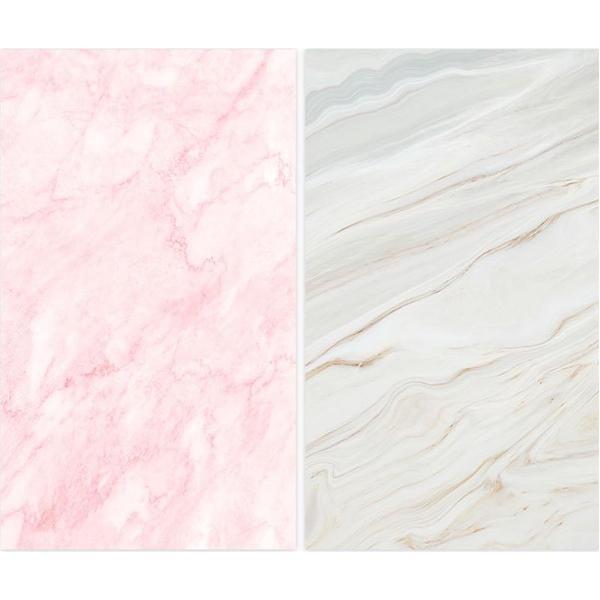 DW4Trading® Vinyl achtergrond dubbelzijdig voor food fotografie marble roze