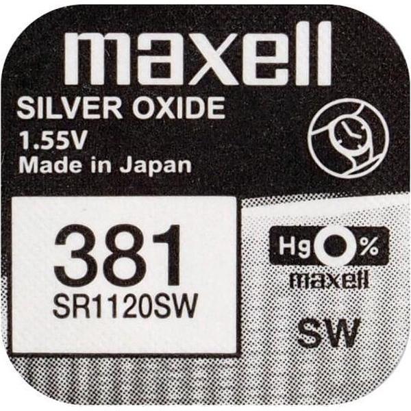 Maxell SR1120SW huishoudelijke batterij Wegwerpbatterij SR1120W Zilver-oxide (S)