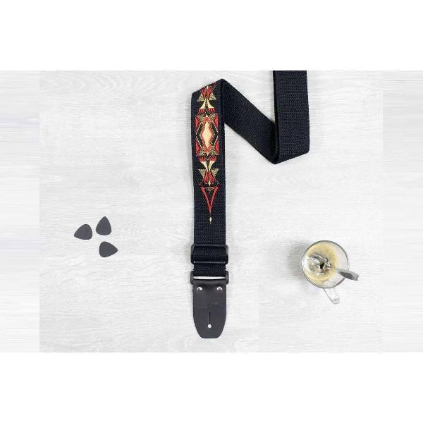 Henry Heller HDH-03 Gitaarband Black Aztec