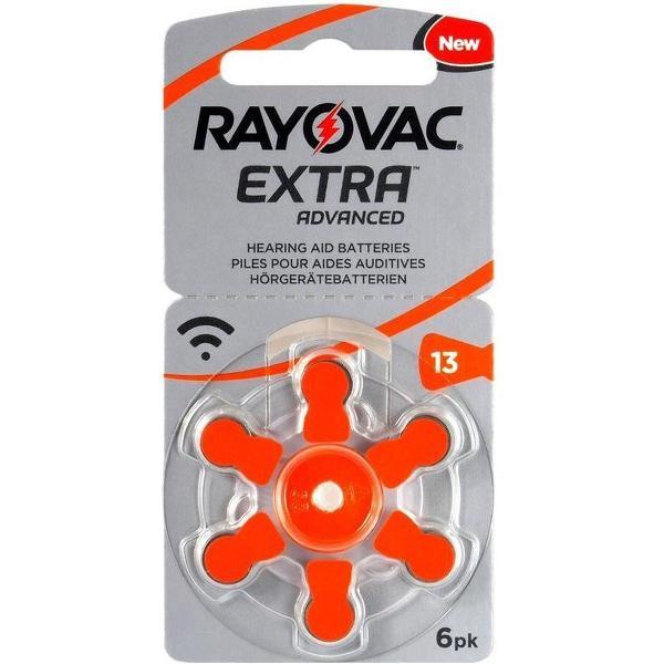 POWERDEAL 180 X Rayovac Extra Advanced hoortoestelbatterijen 13 (oranje)
