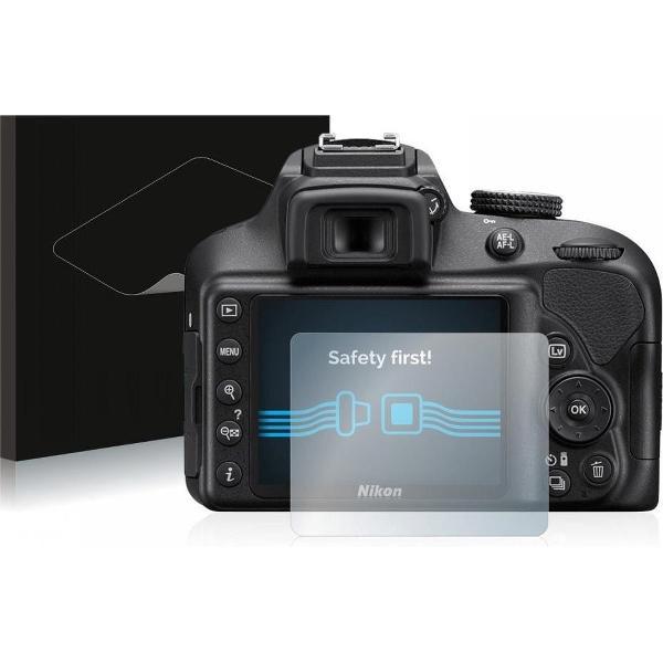 uwcamera® - Nikon D3400 Heldere Screenprotector - type: Ultra-Clear