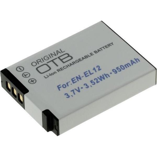 OTB Camera accu compatibel Nikon EN-EL12 / 950 mAh