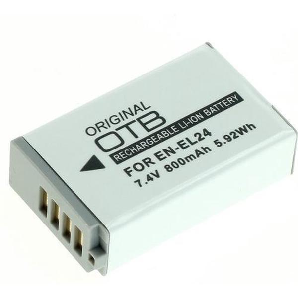 OTB Camera accu compatibel met Nikon EN-EL24 / 800 mAh