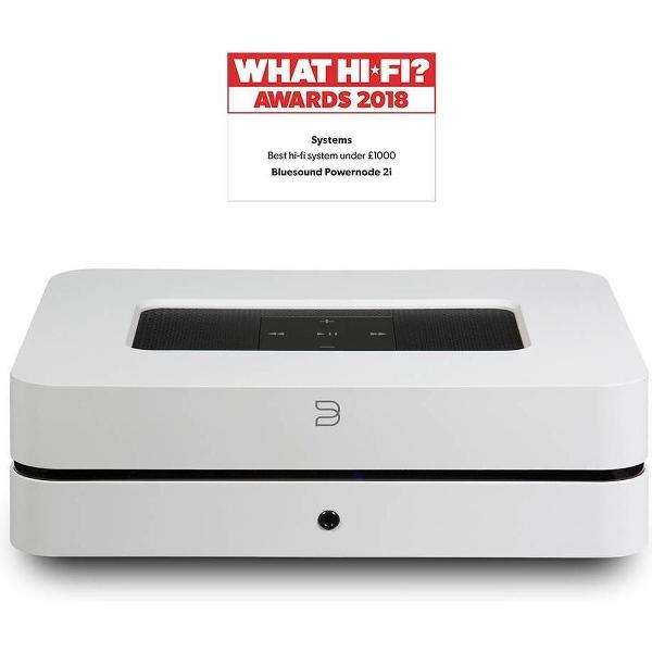Bluesound Powernode 2i - Draadloze Muziek streamer met versterker - Wit