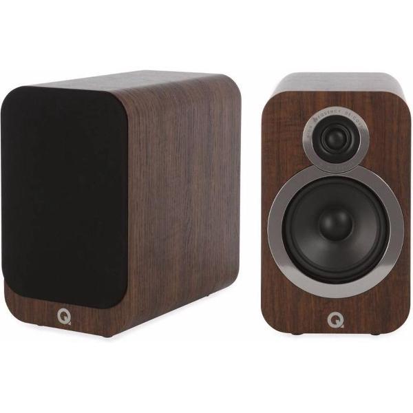 Q Acoustics 3020i Boekenplank Luidspreker - Walnoot (per paar)