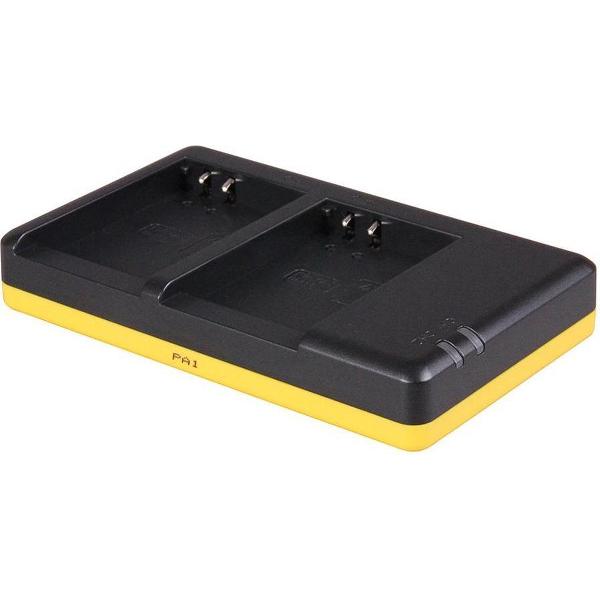 Huismerk Duo oplader voor 2 camera accu's Olympus BLN-1