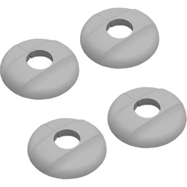 Design rozette voor handgreep-glijstang 4 stuks kunststof