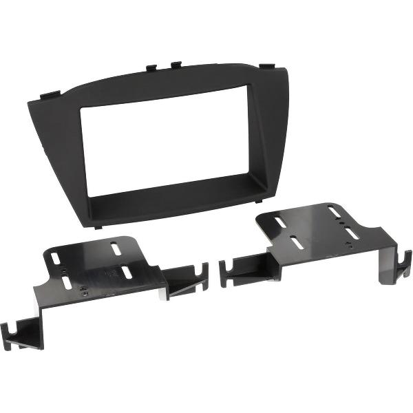 2-DIN Paneel Hyundai ix35 2013-2019 Kleur: Zwart
