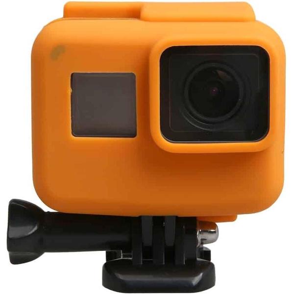 Origineel voor GoPro HERO5 siliconen randframe behuizing behuizing beschermhoes cover shell (oranje)