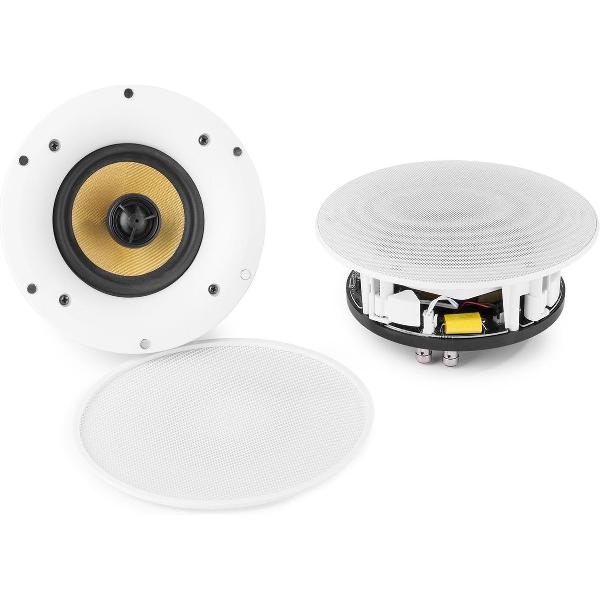 WiFi en Bluetooth speakerset - Power Dynamics WCS65 plafond inbouw luidsprekerset - 120W